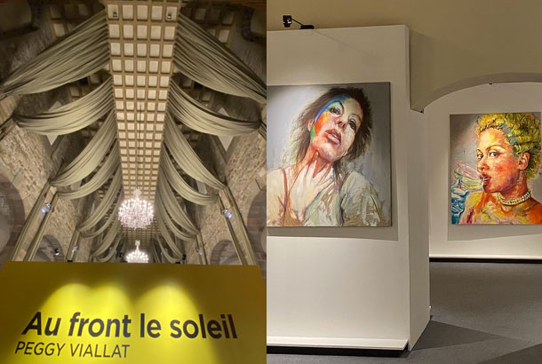 exposition de Peggy Viallat dans La Chapelle st-sauveur