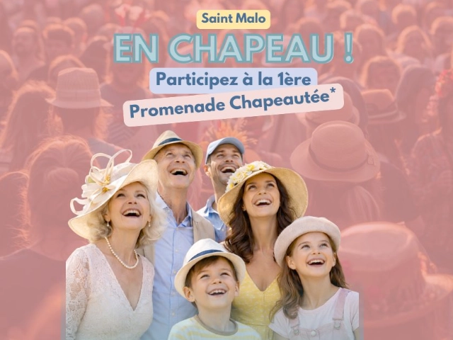 Rendez-vous le 10 mai à 10h45, place Bouvet, à Saint-Malo, pour lancer "Saint-Malo En Chapeau" !