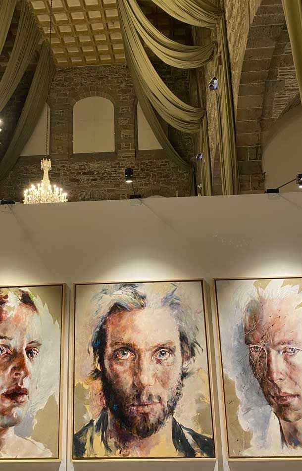 exposition de Peggy Viallat dans La Chapelle st-sauveur
